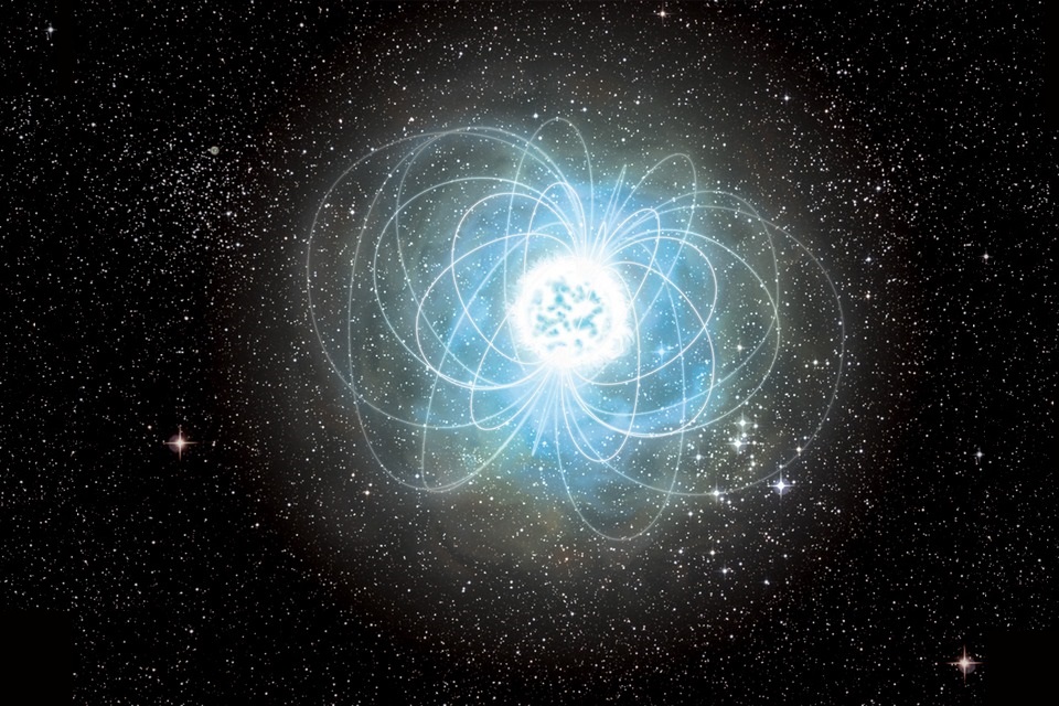 Imagem de: Cientistas conseguem medir a distância entre nós e um magnetar