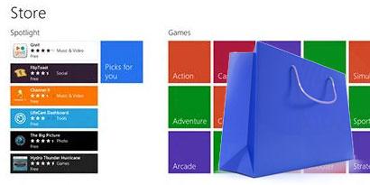 Imagem de Windows Store ganha novo visual no site TecMundo