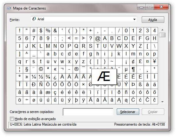 Codigo De Caracteres Do Windows Tablets