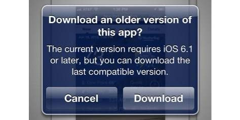 Imagem de Versões antigas do iOS agora podem baixar versões compatíveis de apps no site TecMundo