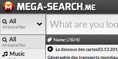Imagem de Mega-Search: o buscador de arquivos piratas do Mega no site TecMundo
