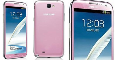 Imagem de Samsung Galaxy Note 2 agora está disponível em cor-de-rosa no site TecMundo