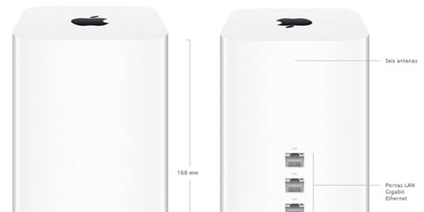 Imagem de Apple: novo AirPort Extreme oferece conexão WiFi 3 vezes mais rápida no site TecMundo