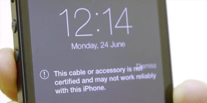 Imagem de iOS 7: chineses quebram esquema de autenticação de cabos no site TecMundo