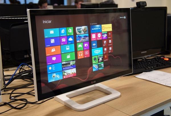 Imagem de Análise: monitor LG IPS Touch 23ET83V no site TecMundo