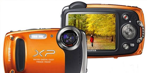 Imagem de Análise: câmera Fujifilm Finepix XP50 no site TecMundo