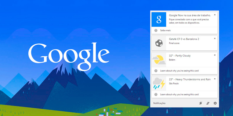 Imagem de Google Chrome: como ativar e usar o recurso Google Now no seu PC no site TecMundo