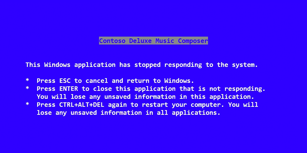 Imagem de Steve Ballmer escreveu a mensagem original da "tela azul da morte" no site TecMundo