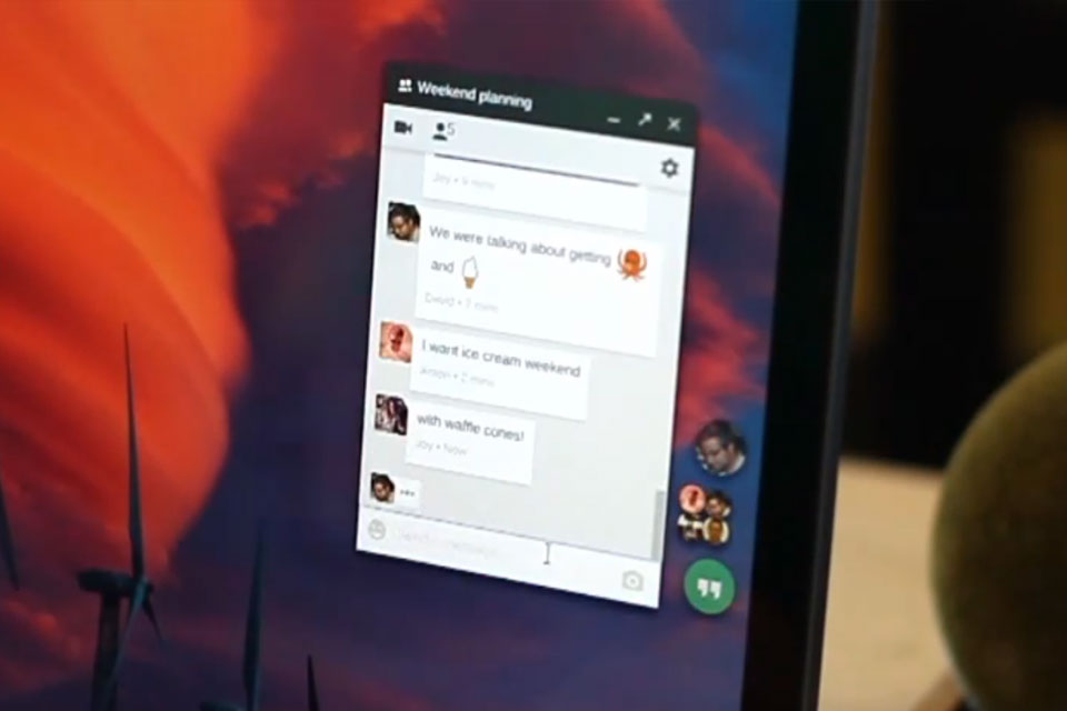 Imagem de Hangouts passa a exibir atalhos flutuantes para conversas no desktop no site TecMundo
