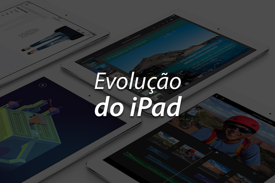 Imagem de A evolução do iPad no site TecMundo