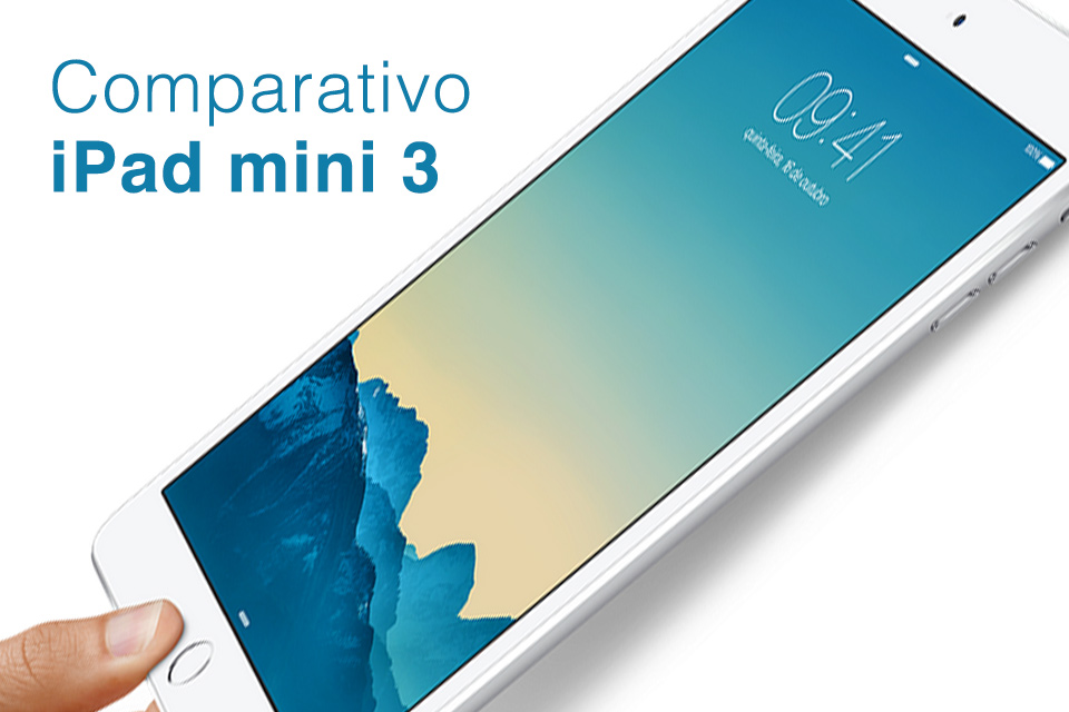 Imagem de Comparação: iPad Mini 3 contra os principais tablets do mercado no site TecMundo