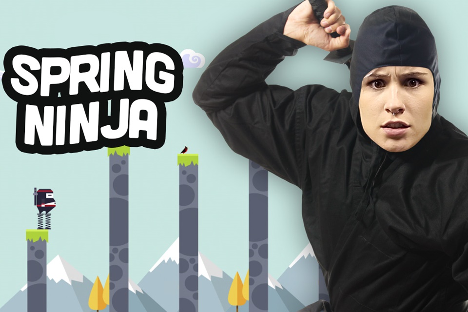 Imagem de Jogatina de Bolso: vamos pular com o simpático e gordinho Spring Ninja no site TecMundo