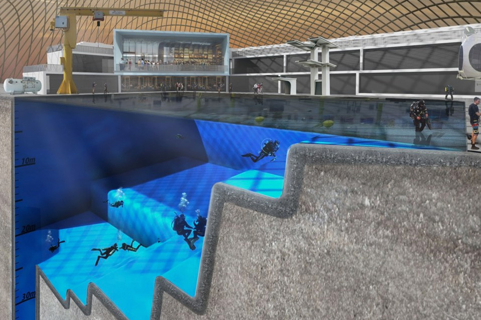 Imagem de Universidade de Essex tem projeto de piscina mais funda do mundo no tecmundo