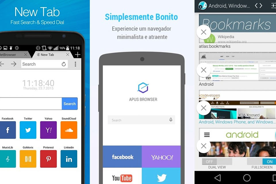 Imagem de Conheça 7 navegadores leves e rápidos para dispositivos móveis com Android no tecmundo