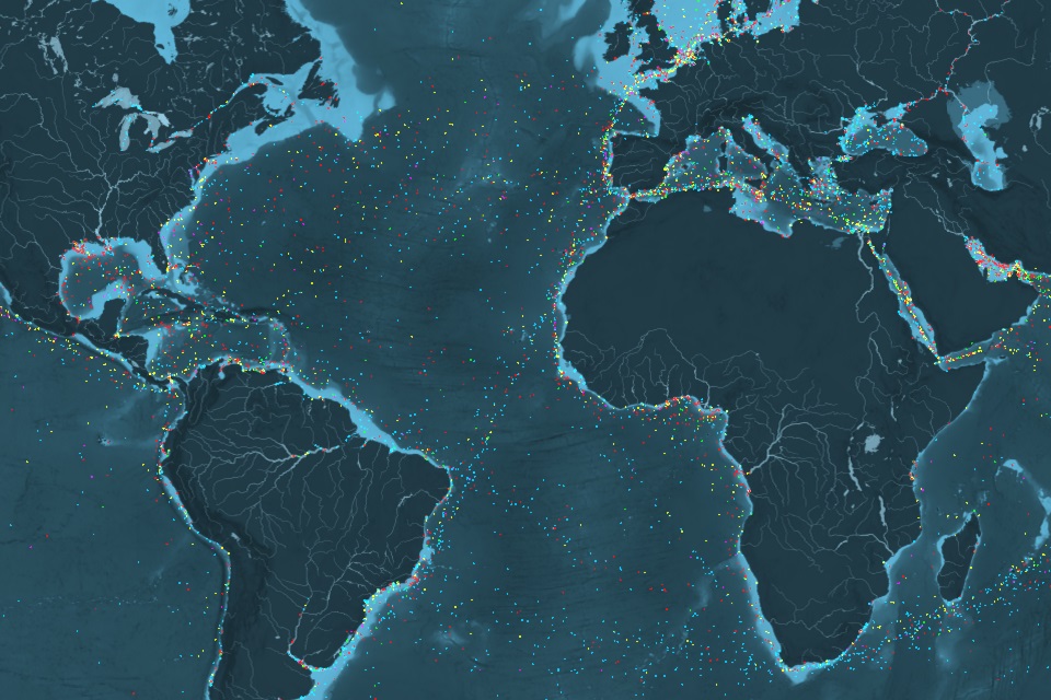 Imagem de Mapa interativo mostra fluxo marítimo do comércio global no tecmundo