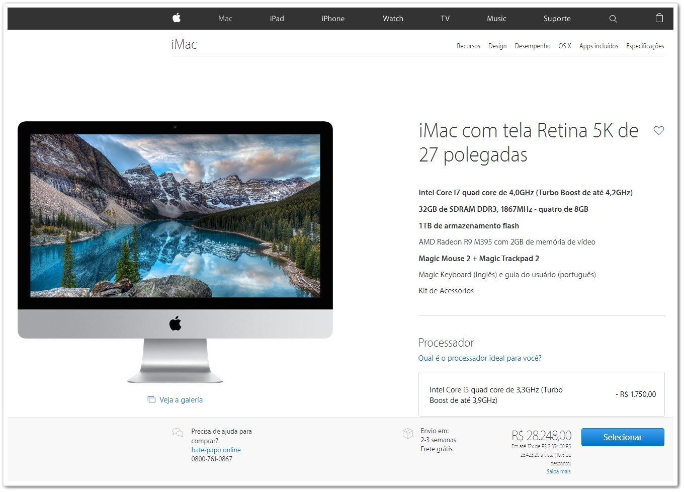 STJ fecha contrato de R$ 339 mil para adquirir 12 computadores iMac 18192415350320