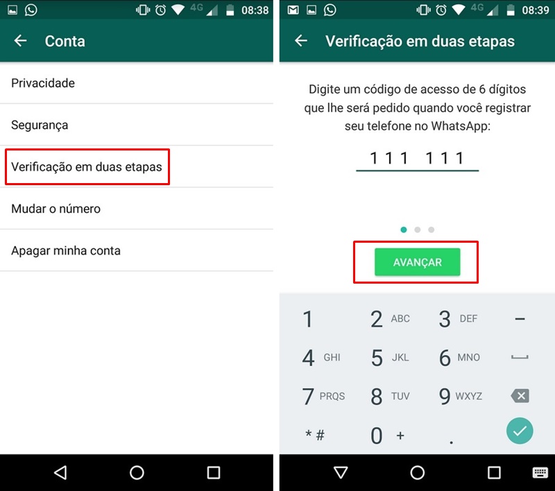 Whatsapp Agora Tem Verificação Em Duas Etapas No Celular Veja Como Ativar Tecmundo 1369