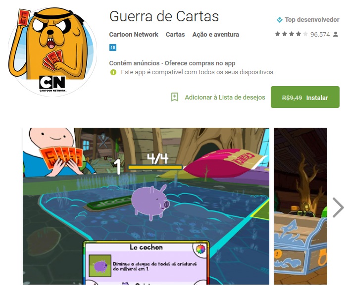Na loja brasileira, o game já aparece com o desconto aplicado.