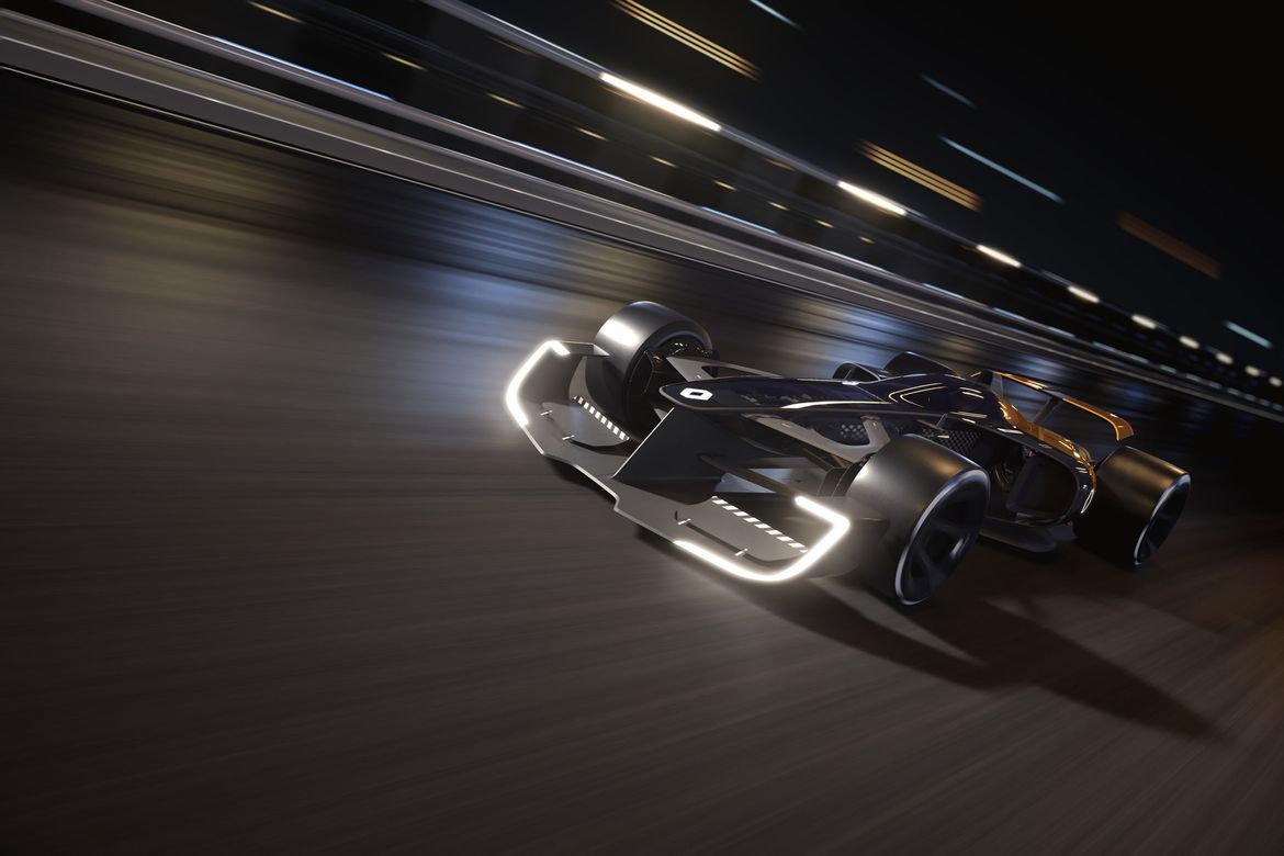 Imagem de Tecnológico e (bem) iluminado: este é o F1 do futuro, na visão da Renault no tecmundo