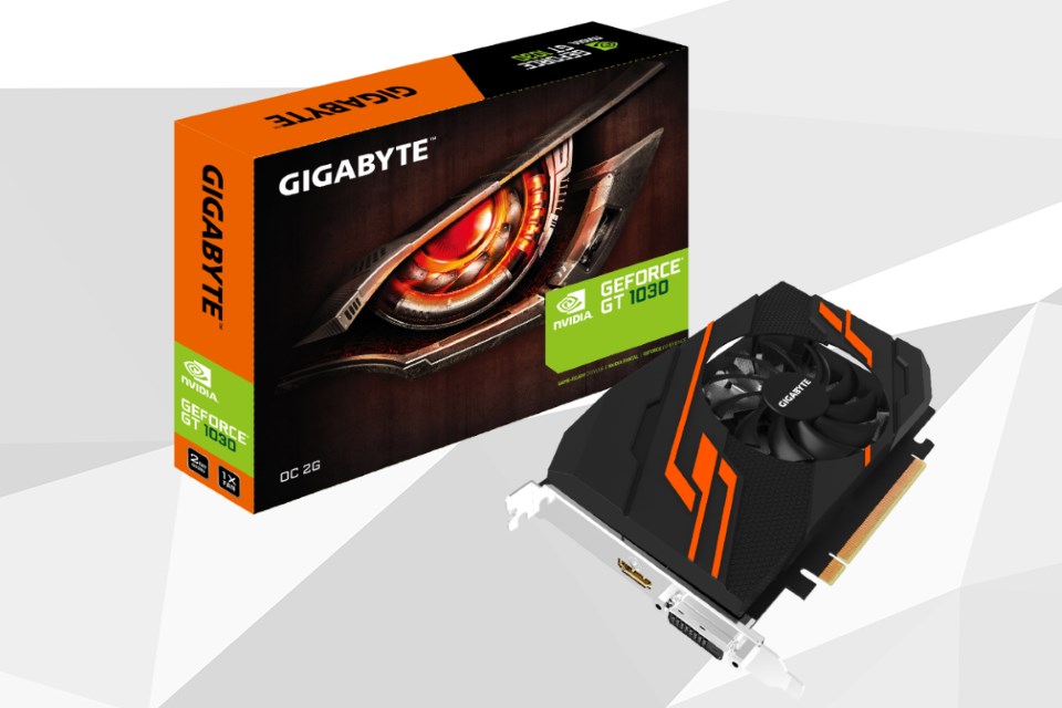Imagem de GIGABYTE revela três placas de vídeo GeForce GT 1030 no tecmundo
