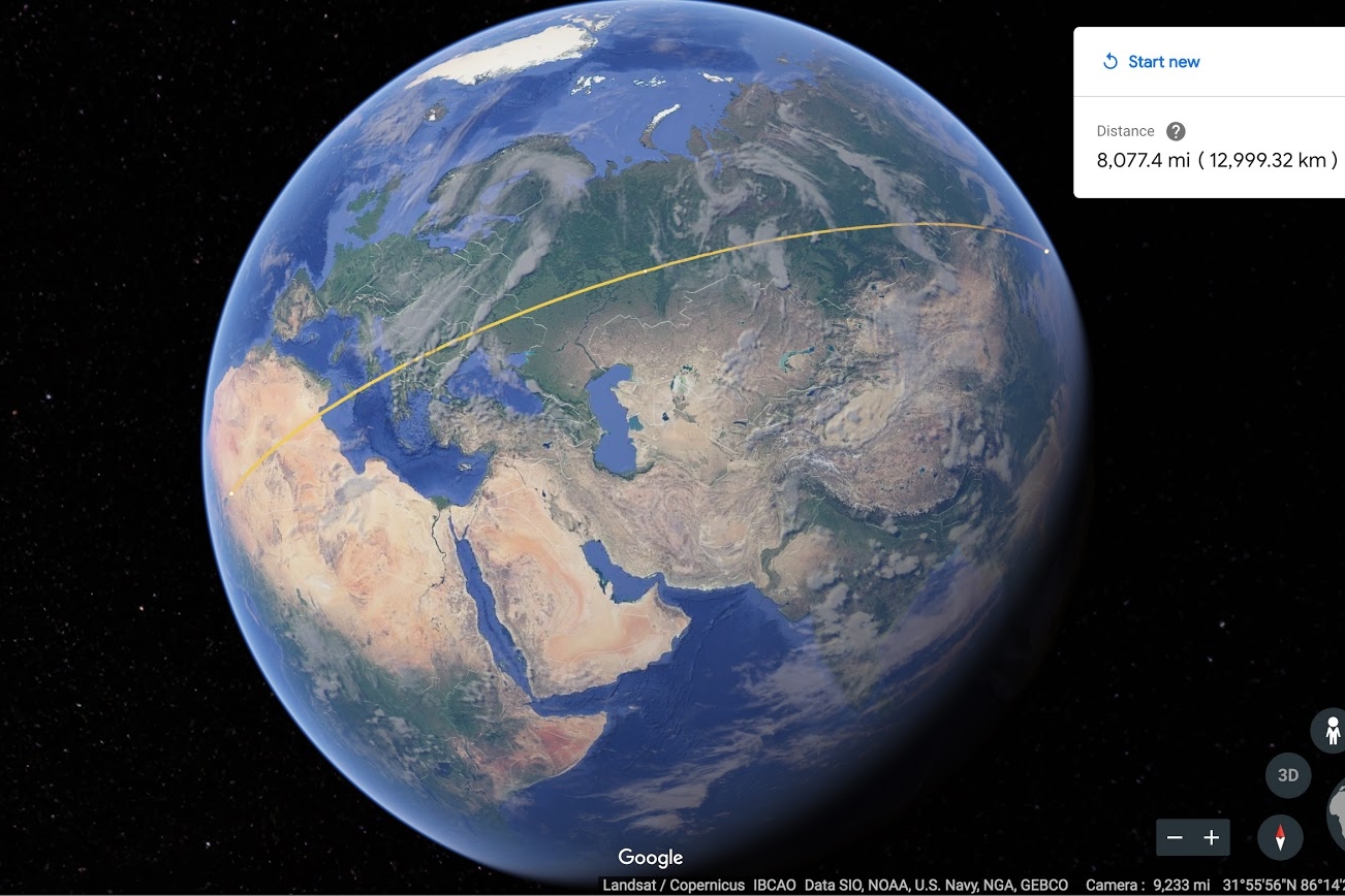 Imagem de Google Earth ganha ferramenta para medir distâncias, áreas e perímetros no tecmundo
