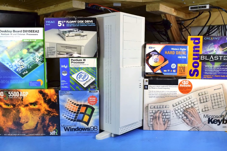 Imagem de Windows 98: Geek monta e roda PC gamer antigo com peças de mais de 20 anos no tecmundo