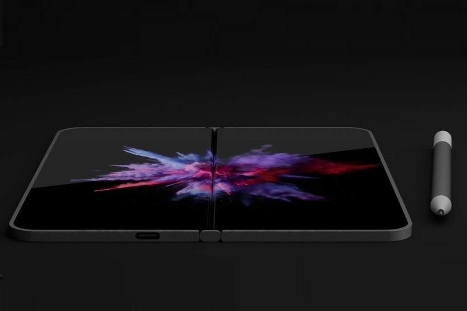 Imagem de Patente do Surface Phone sugere retorno da tela dupla com dobradiça no tecmundo