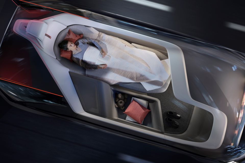 Imagem de Carro-conceito Volvo 360c é uma cama sobre rodas para substituir o avião no tecmundo
