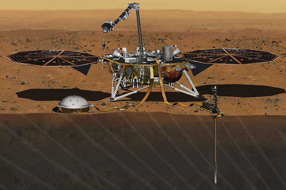 Imagem de InSight: Marte possui um núcleo maior, menos denso e mais líquido no tecmundo